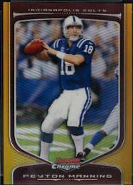 Peyton Manning [Gold Refractor] #12