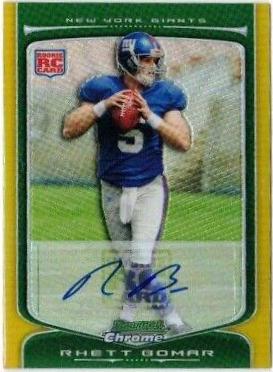 Rhett Bomar [Gold Refractor Autograph] #114