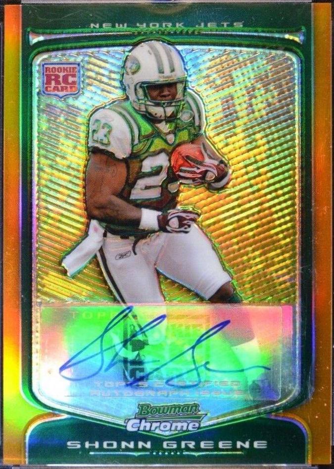 Shonn Greene [Gold Refractor Autograph] #137