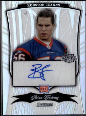 Brian Cushing [Autograph Black Refractor] #105