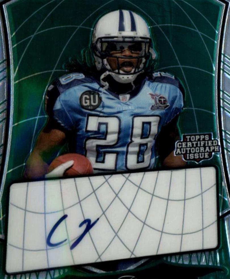 Chris Johnson [Green Refractor Autograph] #196