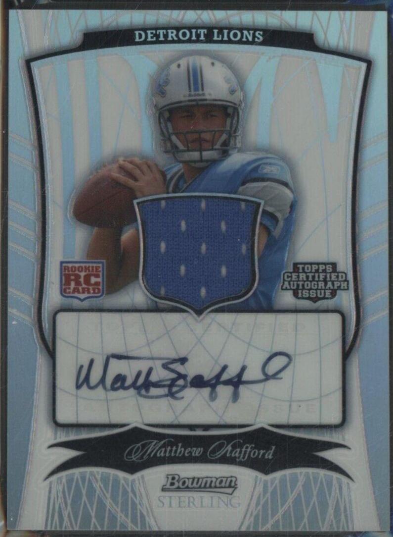 Matthew Stafford [Autograph Jersey Refractor] #146