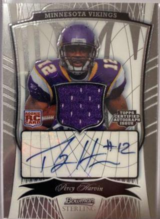 Percy Harvin [Autograph Jersey Gold Refractor] #177