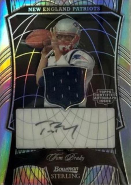 Tom Brady [Autograph Jersey Black Refractor] #190