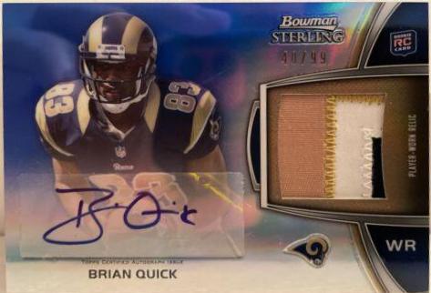Brian Quick [Autograph Blue Refractor] #73