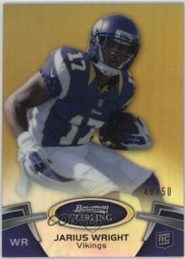 Jarius Wright [Gold Refractor] #68
