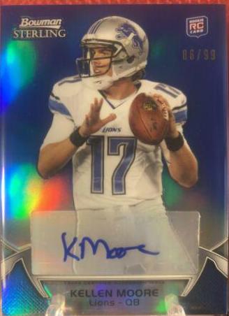 Kellen Moore [Autograph Blue Refractor] #49