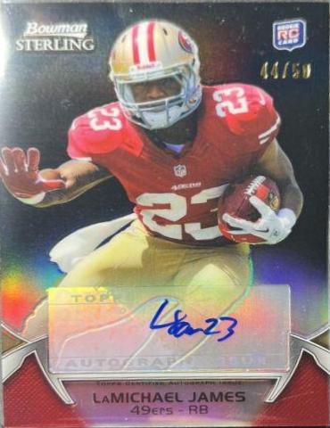 LaMichael James [Autograph Black Refractor] #76