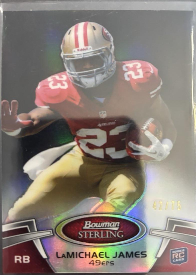 LaMichael James [Black Refractor] #76