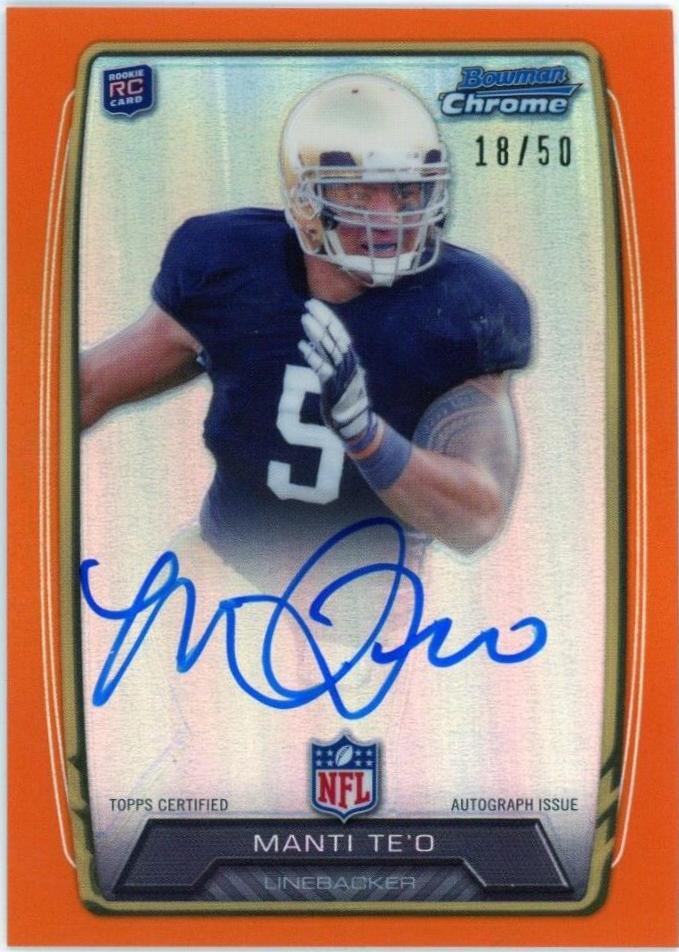 Manti TE'O [Orange Refractor] #MT
