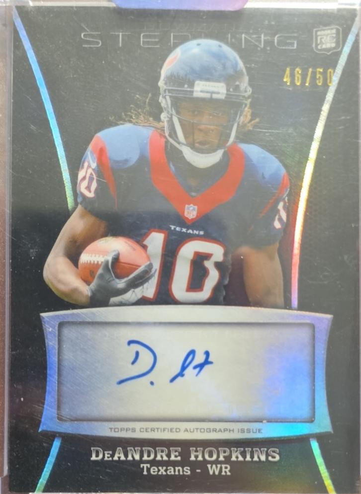 DeAndre Hopkins [Black Refractor] #BSA-DH
