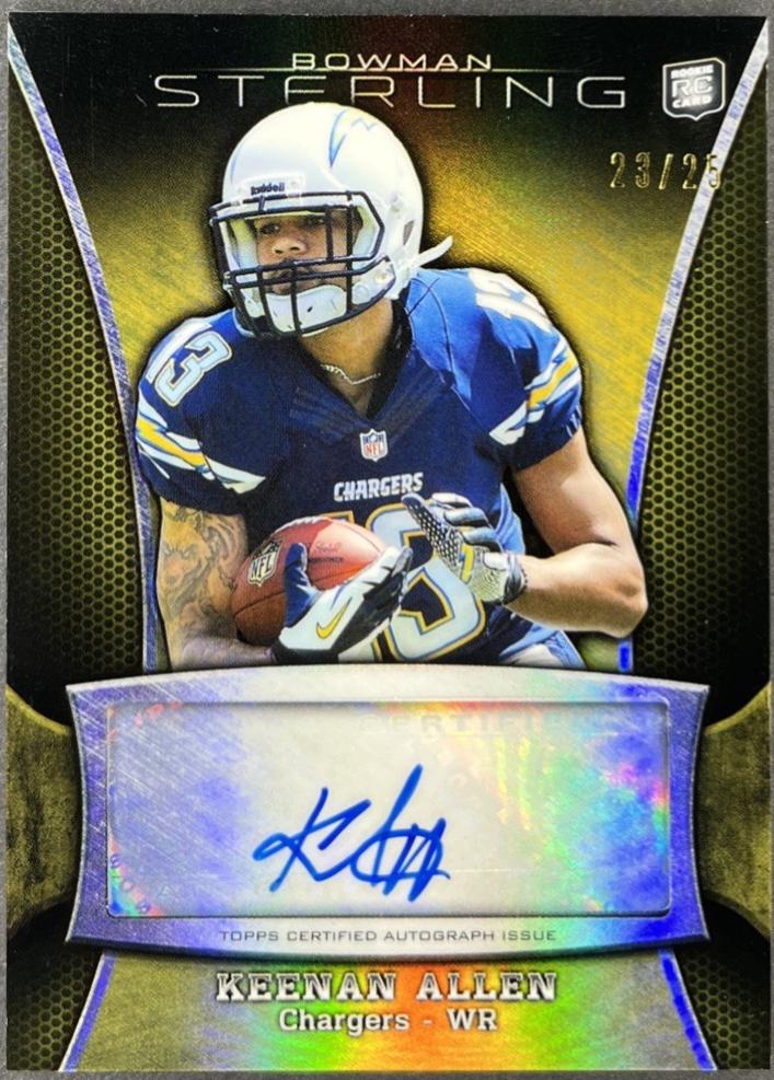 Keenan Allen [Gold Refractor] #BSA-KA