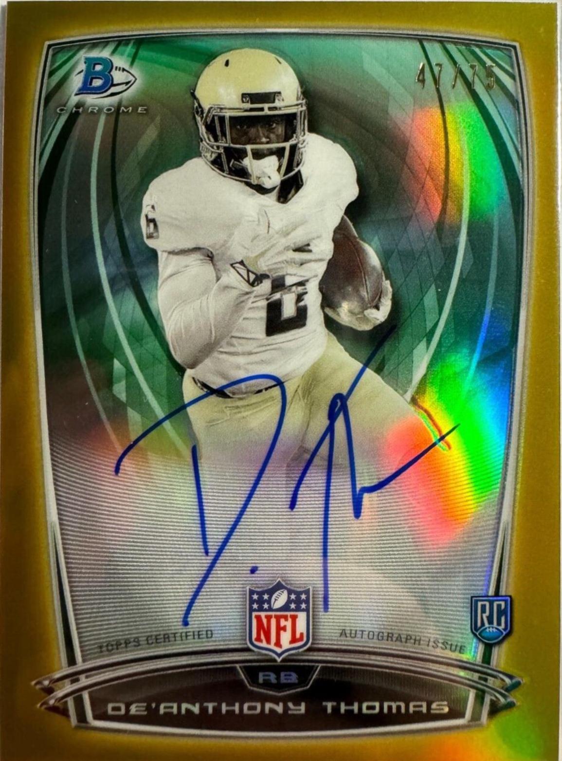 DE'Anthony Thomas [Gold Refractor] #43
