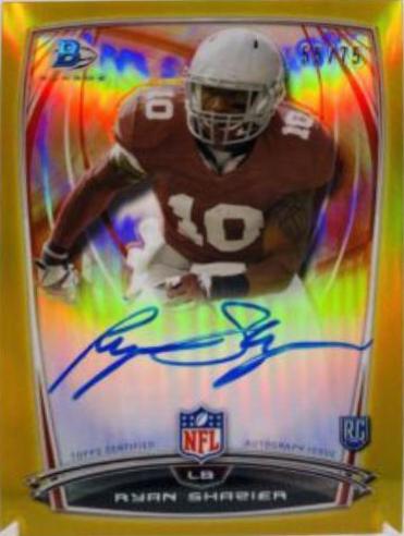 Ryan Shazier [Gold Refractor] #53