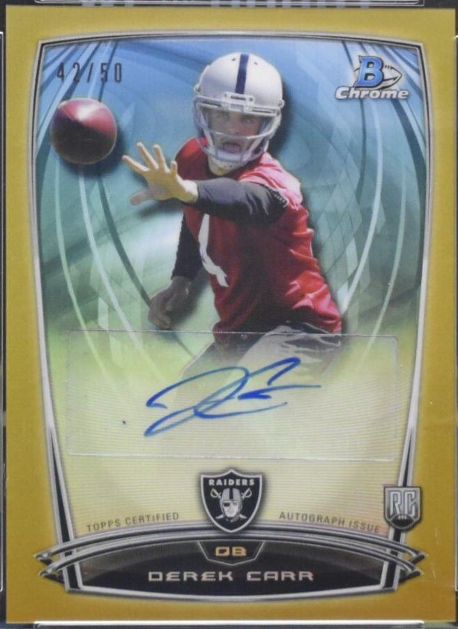 Derek Carr [Gold] #DC