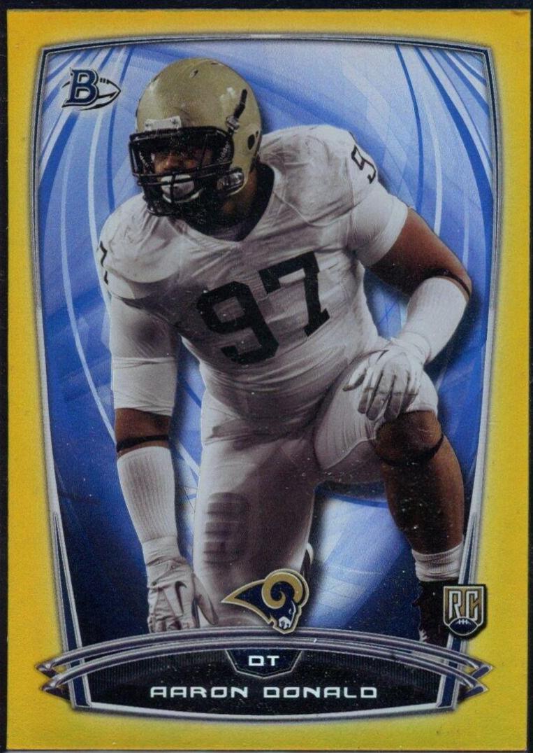 Aaron Donald [Rainbow Foil Gold] #78