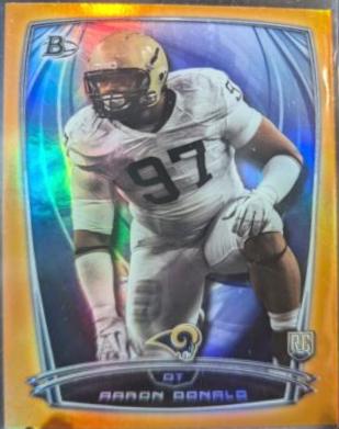 Aaron Donald [Rainbow Foil Orange] #78