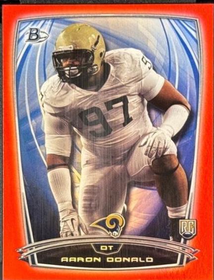 Aaron Donald [Rainbow Foil Red] #78