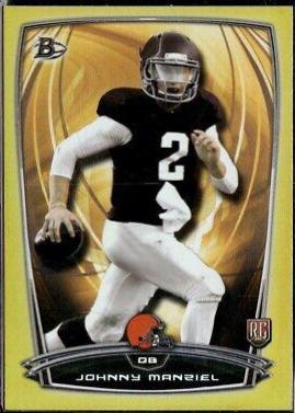 Johnny Manziel [Rainbow Foil Gold] #9