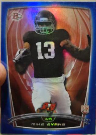 Mike Evans [Rainbow Foil Blue] #66