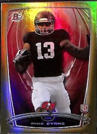 Mike Evans [Rainbow Foil Gold] #66