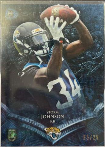 Storm Johnson [Blue Wave Refractor] #73