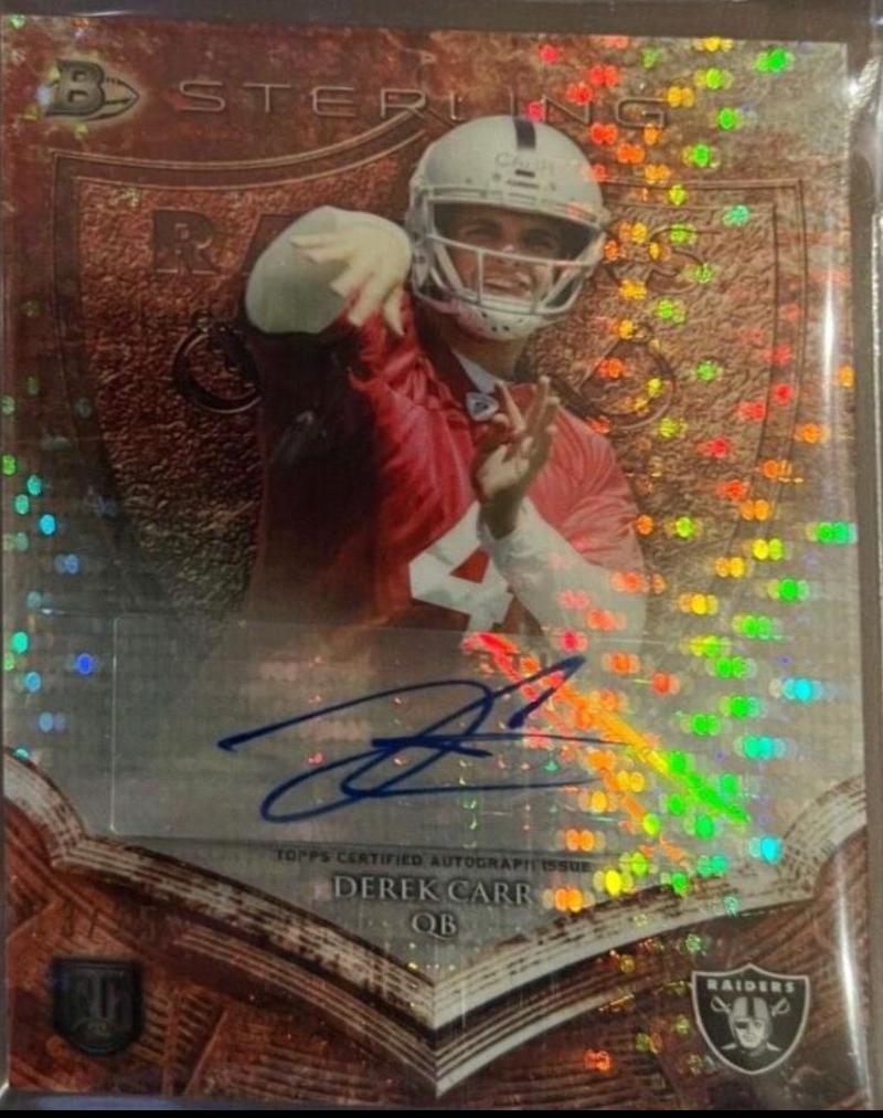 Derek Carr [Bronze Black Refractor] #BSADC