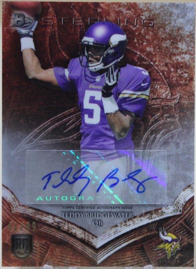 Teddy Bridgewater [Gold Refractor] #BSATB