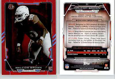 Malcom Brown [Rainbow Red] #71