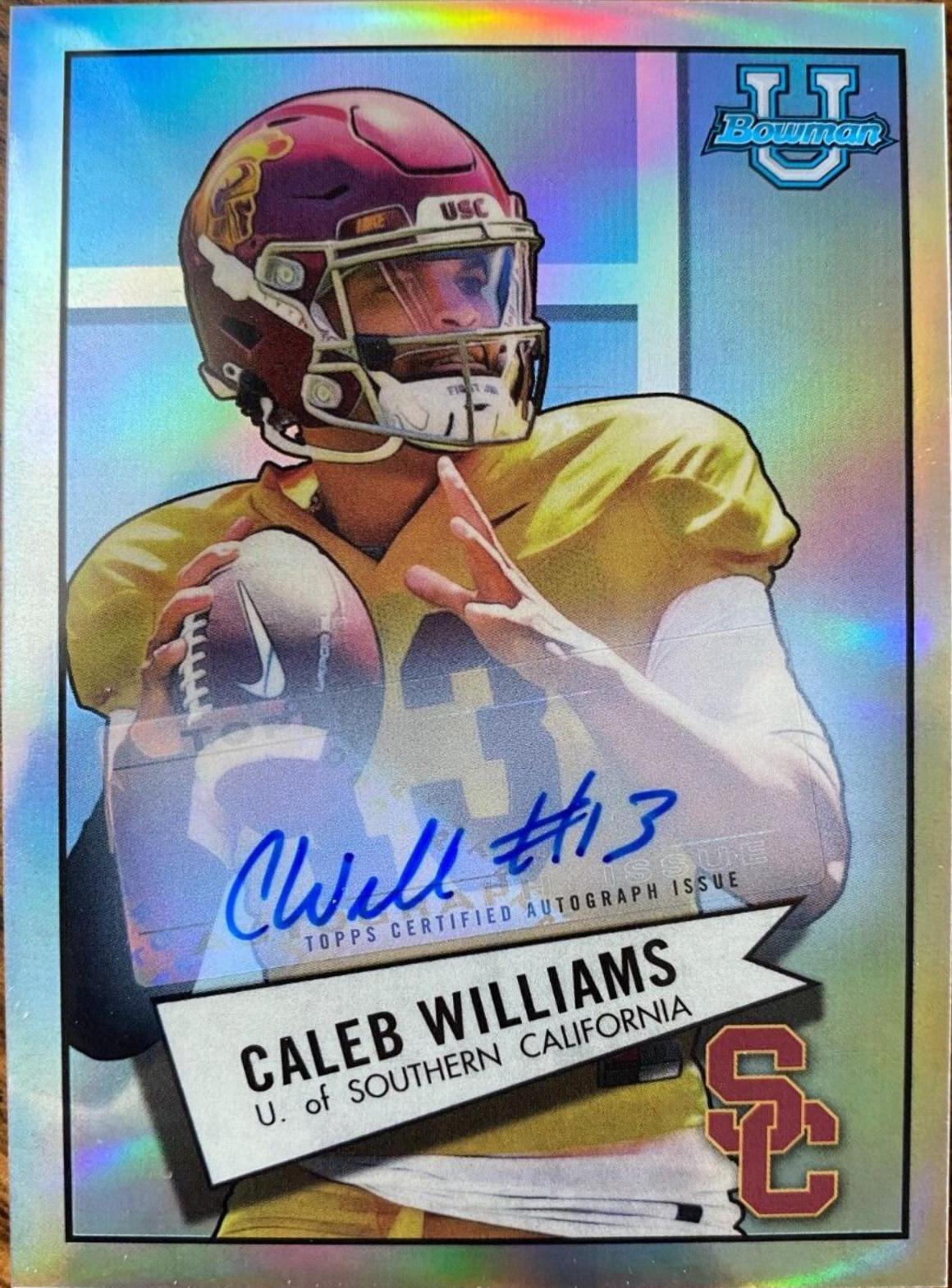 Caleb Williams [Autograph] #52BF-4