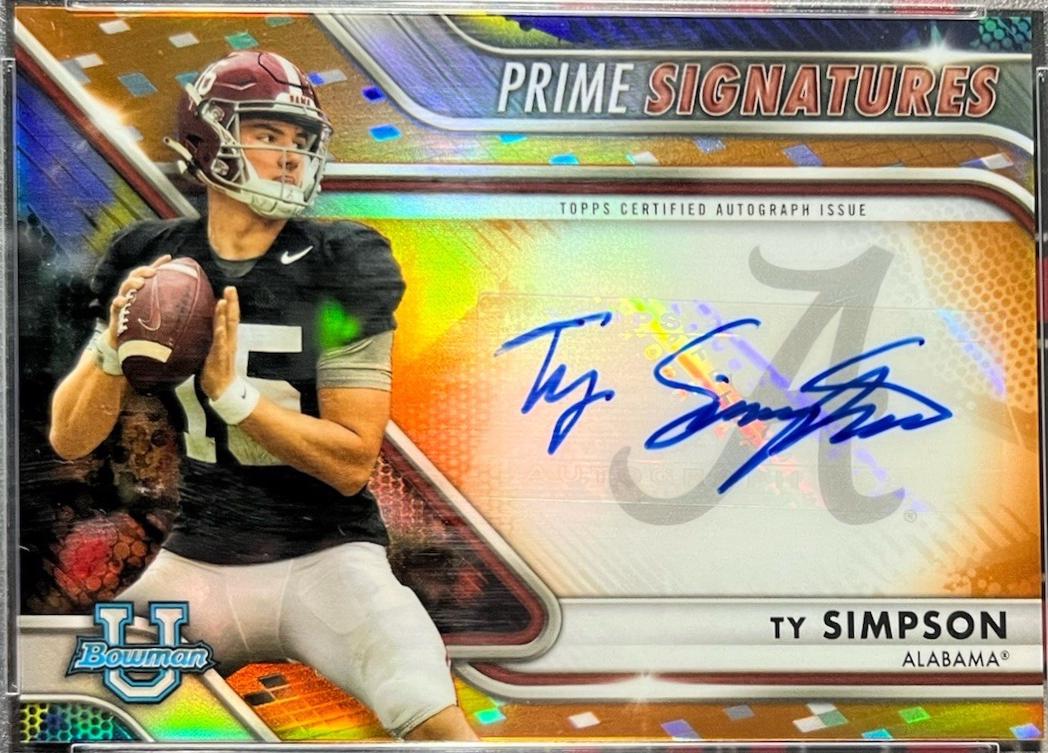 Ty Simpson [Orange] #PCS-TS