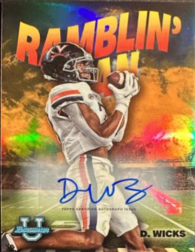 Dontayvion Wicks [Autograph Orange] #RM-11
