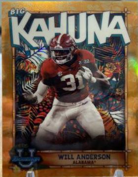 Will Anderson [Autograph Orange] #TBK-3