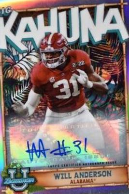 Will Anderson [Autograph] #TBK-3