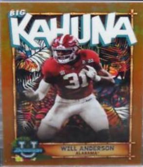 Will Anderson [Orange] #TBK-3