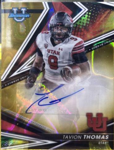 Tavion Thomas [Gold Lava] #BA-TT