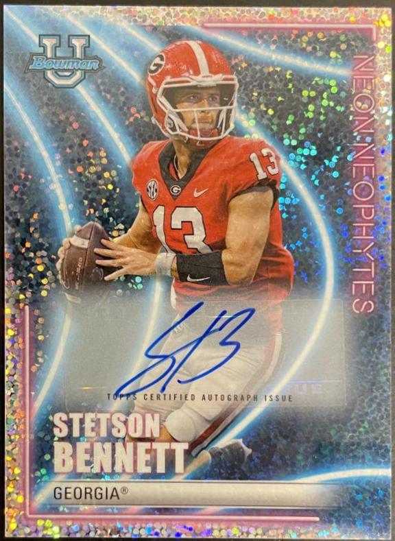 Stetson Bennett [Autograph Speckle] #NN-4
