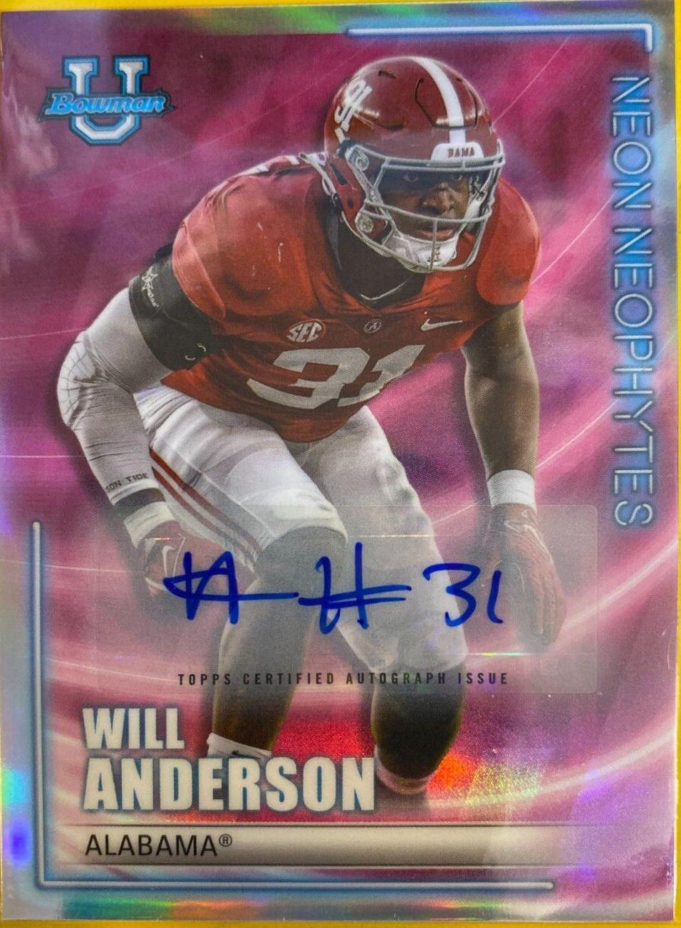 Will Anderson [Autograph] #NN-10