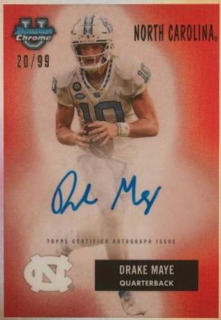 Drake Maye #55B-DMA