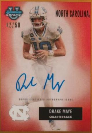 Drake Maye [Gold] #55B-DMA