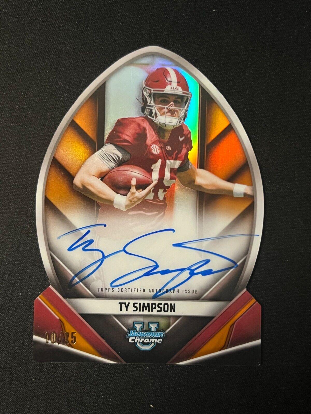 Ty Simpson [Orange] #FOFA-TS