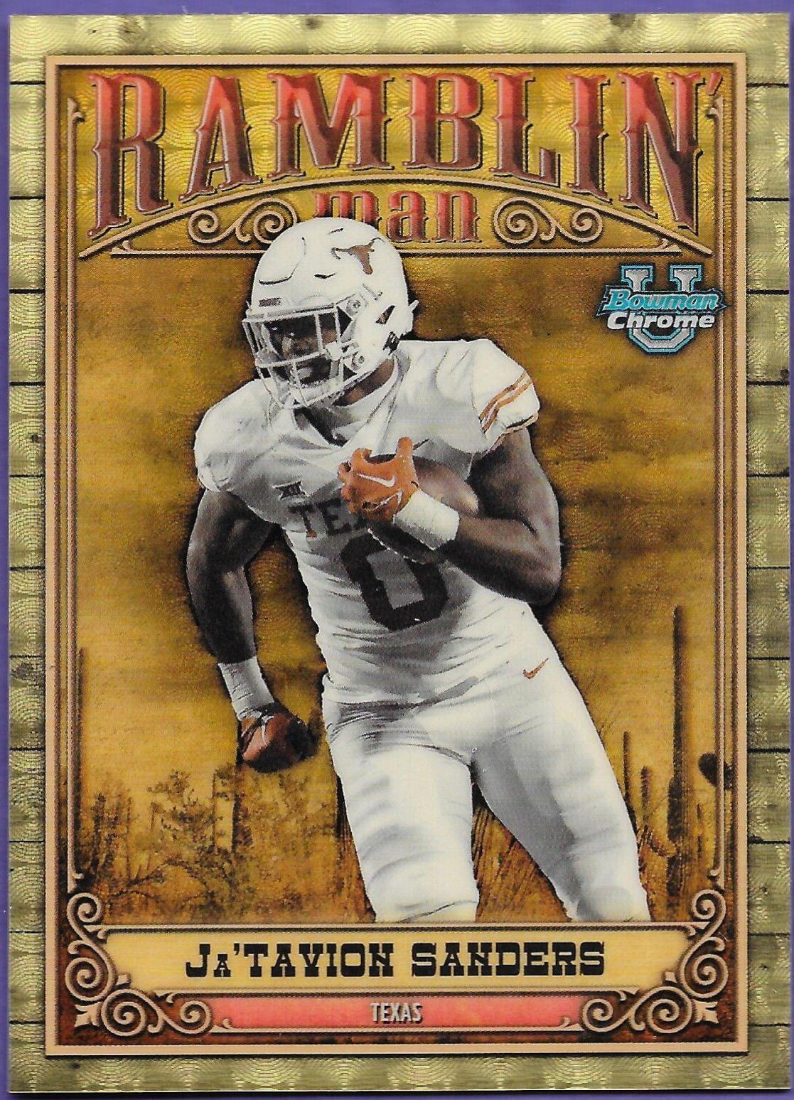 Ja'Tavion Sanders [Superfractor] #RM-6