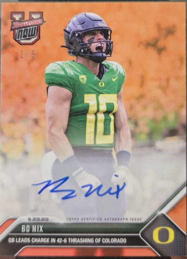 Bo Nix [Orange] #7