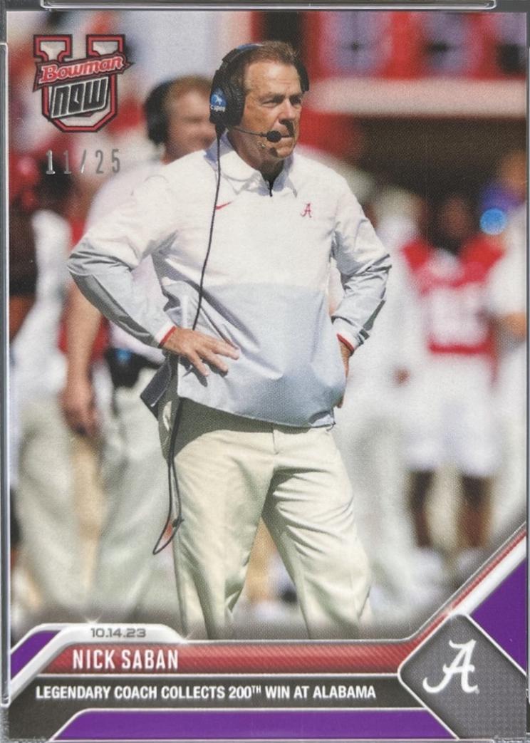 Nick Saban [Purple] #16