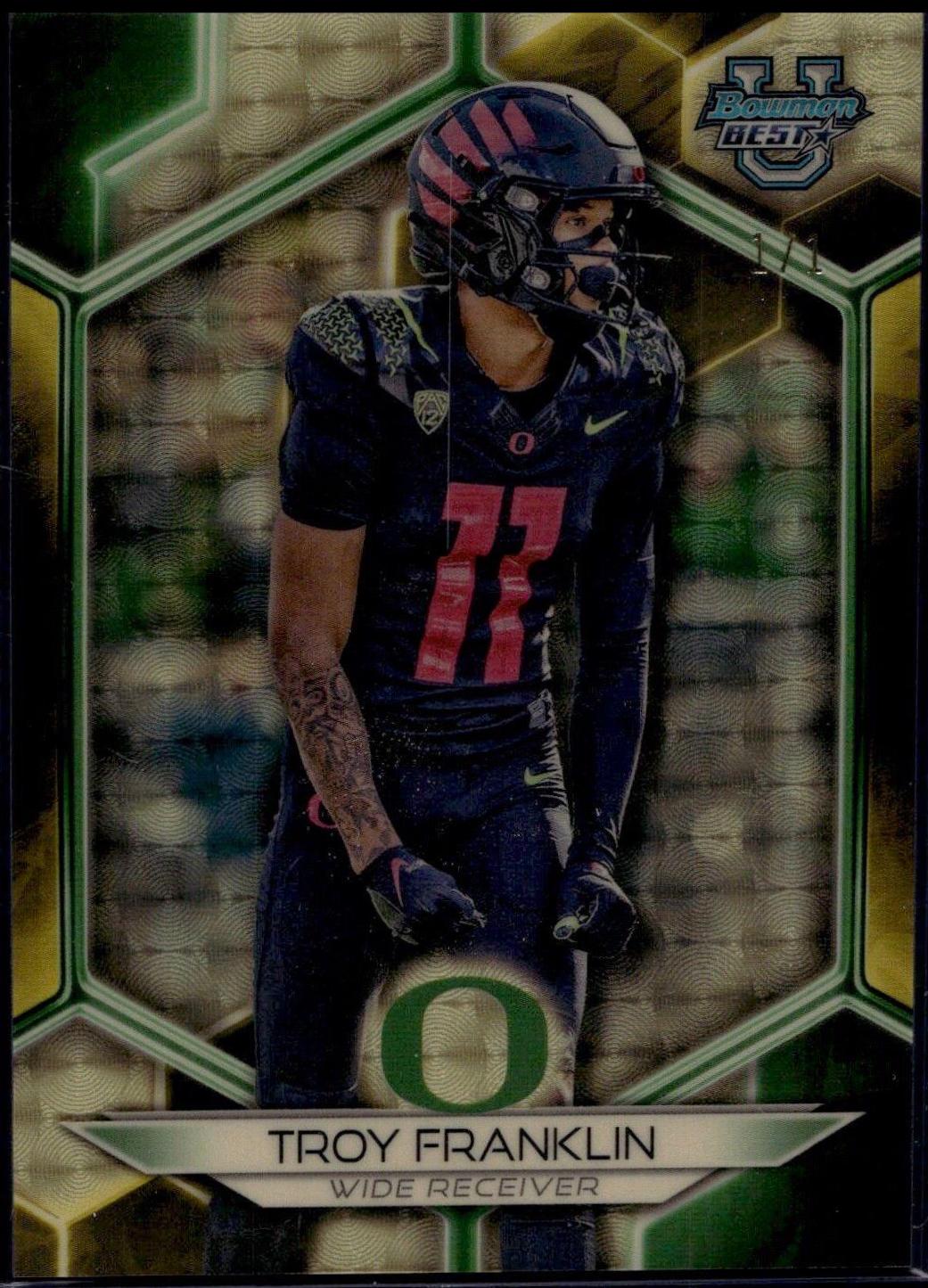 Troy Franklin [Superfractor] #92