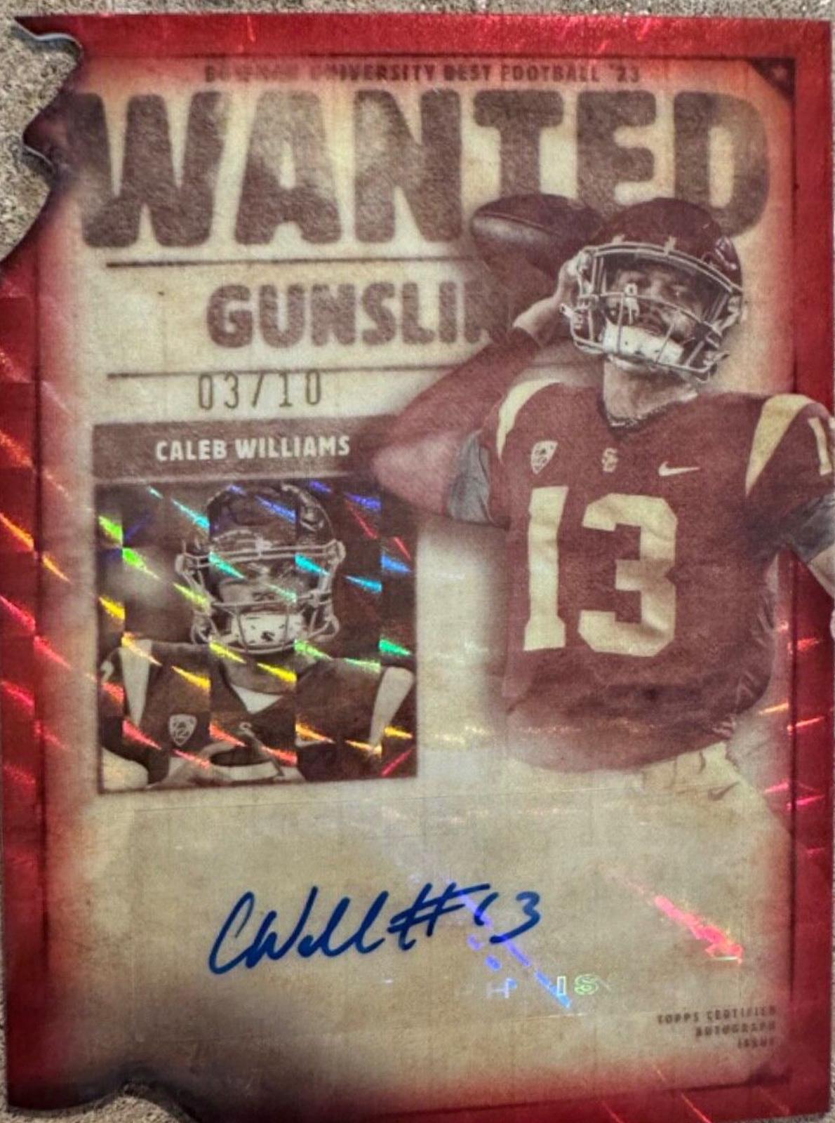 Caleb Williams [Red] #BOA-CW