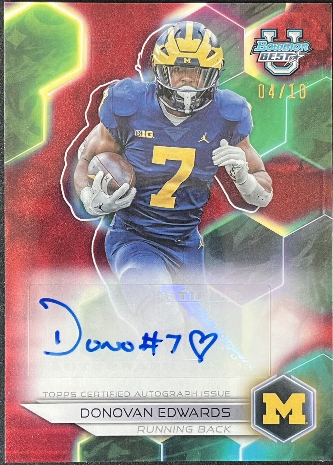Donovan Edwards [Red] #BOA-DED