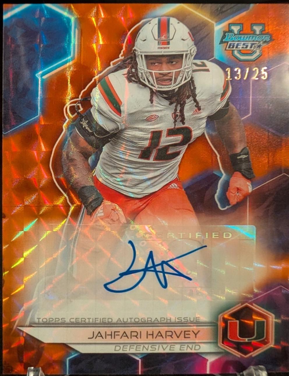 Jahfari Harvey [Orange Geometric] #BOA-JH