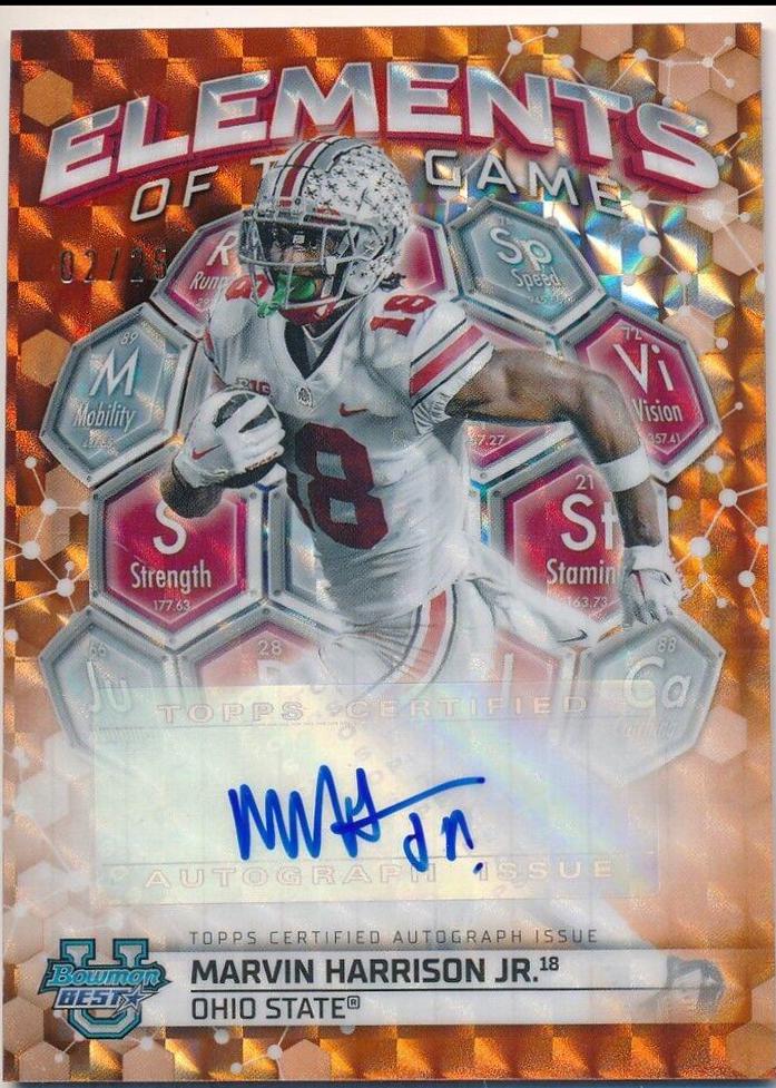 Marvin Harrison Jr. [Orange] #BOA-MH