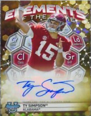 Ty Simpson [Gold] #BOA-TS